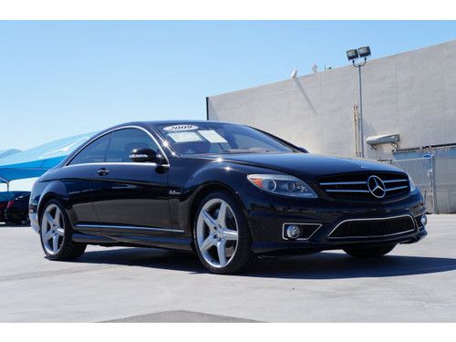 2009 mercedes-benz cl63 amg black certified pre-owned