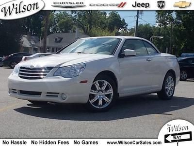 Limited 3.5l chrysler sebring loaded nav touch screen leather convertible clean