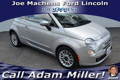 2dr conv lounge fiat 500 lounge low miles convertible manual gasoline 1.4l 16-va