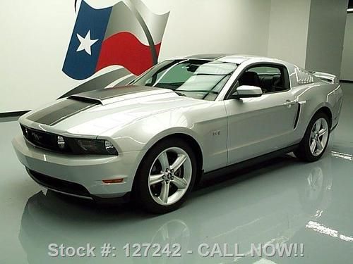 2010 ford mustang gt premium 5-spd htd leather nav 10k texas direct auto