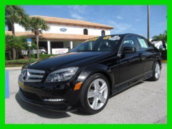 11 black c-300 sport v6 automatic sedan *1 florida owner *17 inch alloy wheels