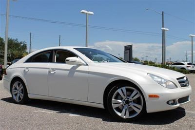 2009 white mercedes-benz cls 550 4door sedan 5.5liter