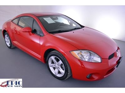 2.4l coupe 2dr 2 door abs ac alloy red cloth black spoiler clean mint we finance