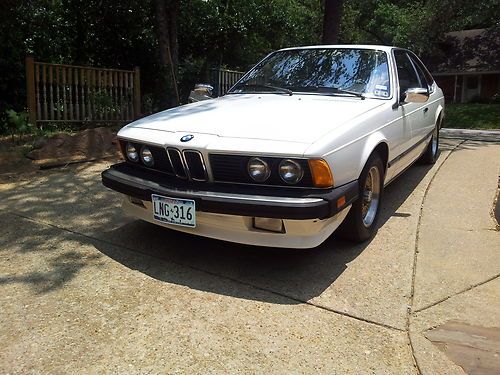 1986 bmw 635 csi coupe 2-door 3.5l 5speed