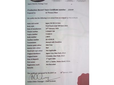 1959 Jaguar XK-150 Fixed Head Coupe, US $56,500.00, image 17