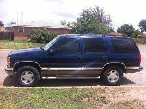 1999 chevrolet tahoe lt sport utility 4-door 5.7l