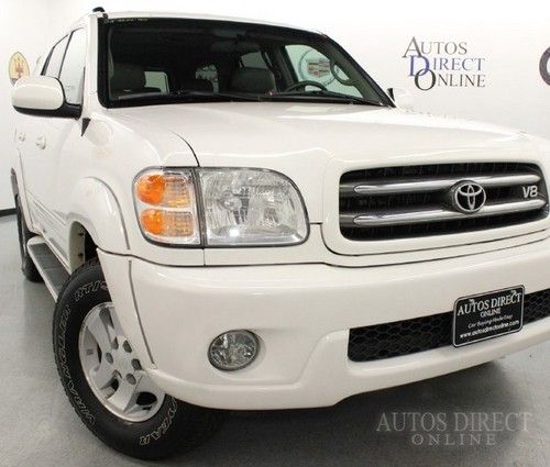 We finance 02 4wd 3rd row side steps sunroof leather heated seats tow hitch jbl