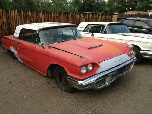 1960 ford thunderbird base hardtop 2-door 5.8l needs restoration