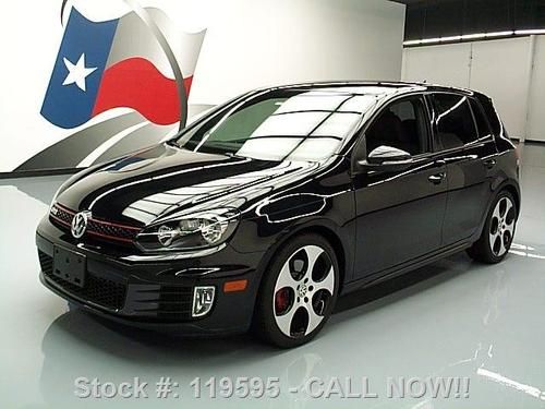 2012 volkswagen gti turbocharged 6-speed spoiler 8k mi texas direct auto