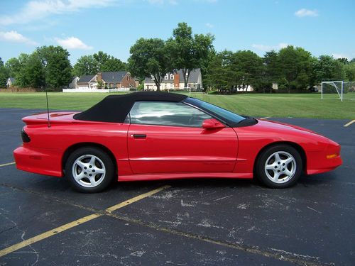1995 pontiac trans am convertable..one owner..low miles..leather..all original.