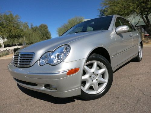 Leather sunroof 6disc cd serviced clean carfax low price like c230 03 04 05 01