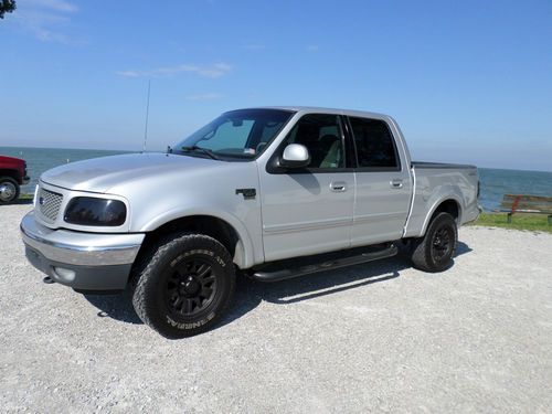 2001 ford xlt supercrew 5.4l 4x4 one owner! !clean carfax!! no reserve!!!!