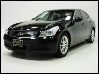 09 g37 sedan leather sunroof 1 owner 3.7l v6 automatic alloy wheels