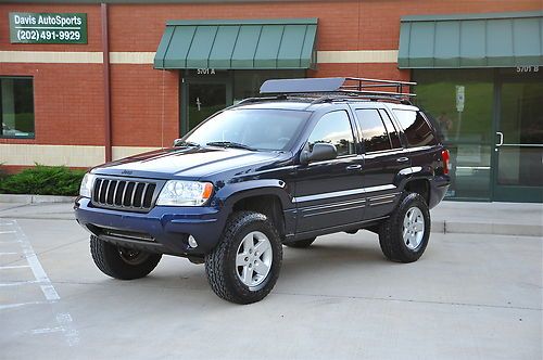 2004 jeep grand cherokee limited / lifted / new tires, wheels, roof rack &amp; more