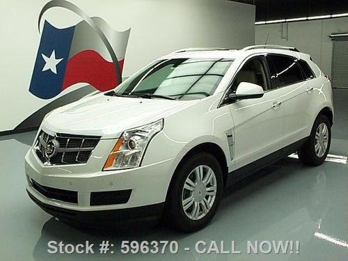 2010 cadillac srx luxury pano sunroof nav rear cam 32k texas direct auto