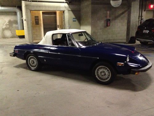 1977 alfa romeo spider original californian car ! super rare original color!