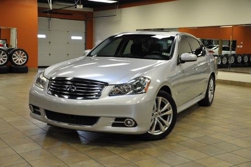 Silver m45 lack leather heated nav sr bkup camera financing