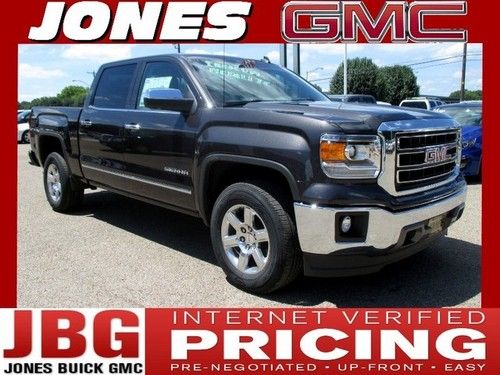 New 2014 gmc sierra 1500 2wd crew cab slt msrp $42430 iridium metallic