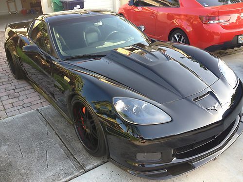 2008 chevrolet corvette z06 blk/blk mint w/ low mileage