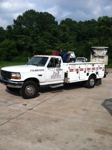 98 Ford F-450 Utility Service Truck 7.3 Diesel, image 3