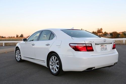 2007 lexus ls 460, starfire pearl white, 53k miles, navigation, mark levinson