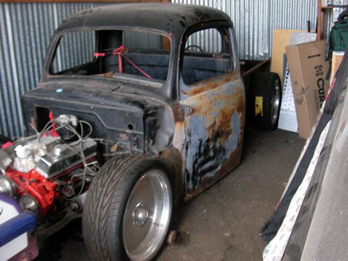 1951 ford f100 rat rod project with almost all new/rebuilt parts needed