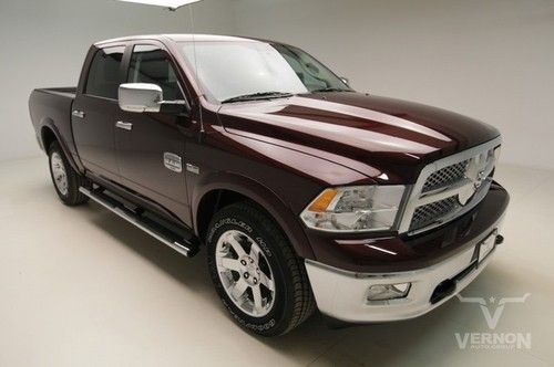 2012 laramie longhorn crew 4x4 navigation leather heated sunroof v8 hemi