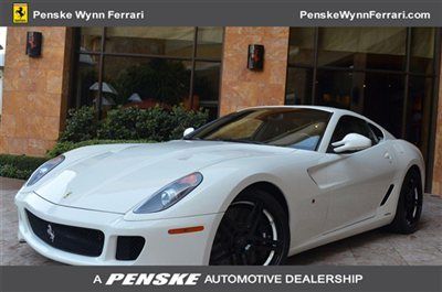 2010 ferrari 599 gtb hgte white avus penske wynn ferrari 702-770-2000 las vegas