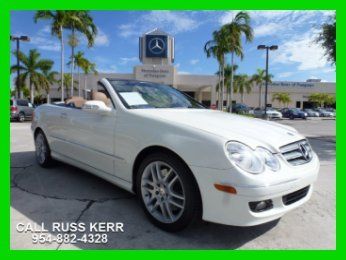 2009 clk350 convertible 3.5l v6 24v  premium clean carfax great service records