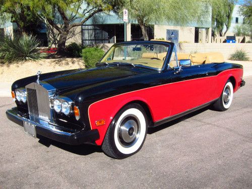 1983 rolls royce corniche ii convertible - only 35k original miles - beautiful!!