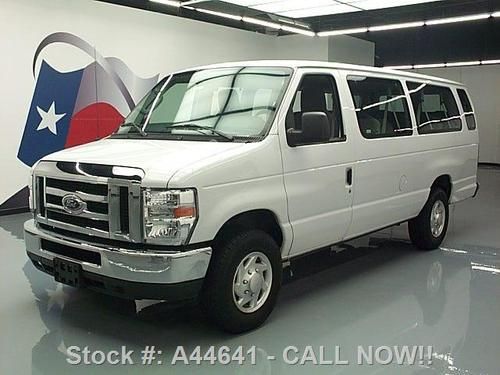 2012 ford e-350 ext 15-passenger van 5.4l v8 46k miles texas direct auto