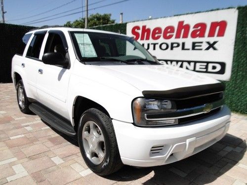 2007 chevrolet trailblazer ls one owner only 48k mi. florida suv dvd pwr pkg! au