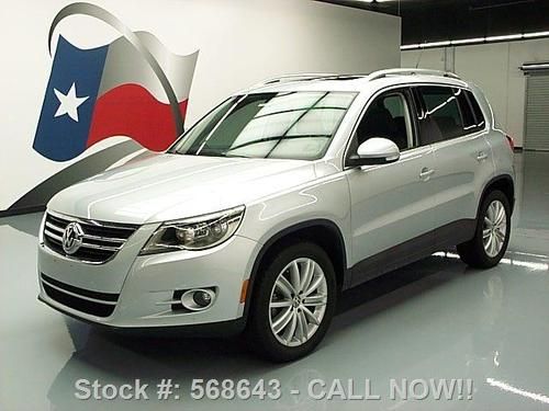2011 volkswagen tiguan sel pano roof nav rear cam 21k texas direct auto
