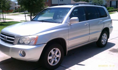 2003 toyota highlander awd 3.0l w/remote starter no reserve!