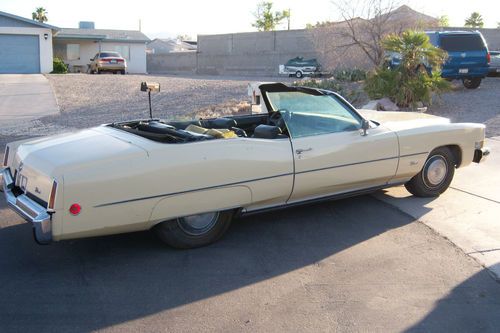 1973 CADILLAC EL DORADO CONVERTIBLE SURVIVOR! RUNS AND DRIVES AND REGISTERED, US $5,500.00, image 3