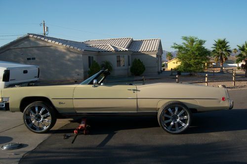1973 CADILLAC EL DORADO CONVERTIBLE SURVIVOR! RUNS AND DRIVES AND REGISTERED, US $5,500.00, image 4