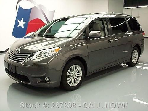 2013 toyota sienna xle sunroof nav dvd rear cam 8k mi! texas direct auto