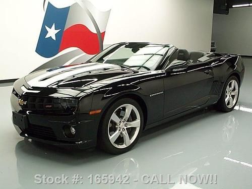 2011 chevy camaro 2ss convertible rs hud htd leather 2k texas direct auto
