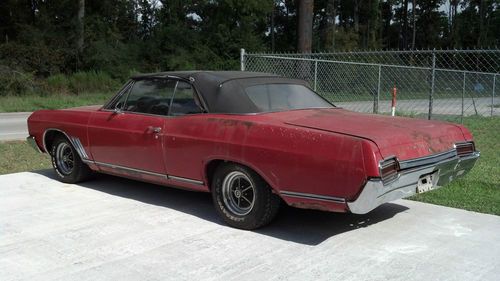 1967 buick skylark base convertible 2-door 4.9l