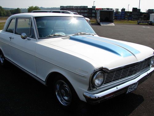 1965 Chevrolet Chevy Nova II 2 Two Door Sedan 327 350 HP Hurst Floor Conversion, image 12