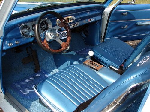 1965 Chevrolet Chevy Nova II 2 Two Door Sedan 327 350 HP Hurst Floor Conversion, image 17