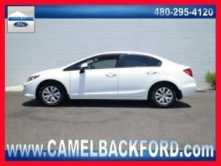 2012 honda civic sdn 4dr auto lx security system power windows traction control