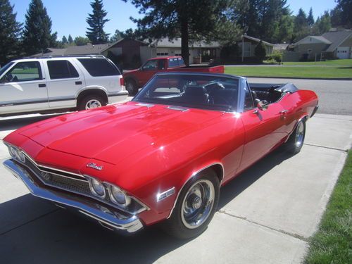 No reserve!!..very rare 1968 true ss chevelle convertible, 396-4spd-12bolt posi-