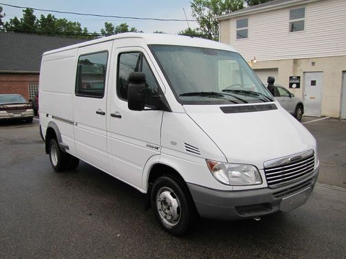 Dodge sprinter 3500 cargo van!!! one owner!!! dual tires!!! double sliding doors