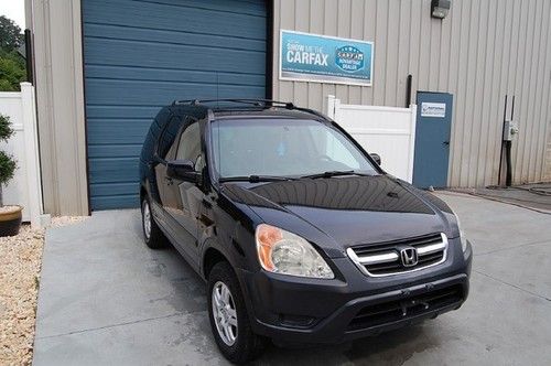 Warranty 2004 honda crv ex 4wd 5 speed manual sunroof alloy cruise 25 mpg suv 04