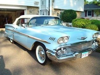 1958 chevrolet impala convertible, all new parts, restored chevy!