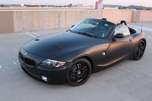 Bmw z4 06 custom carbon fiber wrap low miles nice rims super 6spd clean title