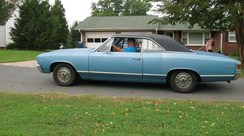 1967 chevelle malibu two door hard top marina blue, image 21