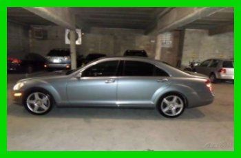 2007 benz s550 5.5l v8 32v automatic rwd sedan premium heated leather dvd nav cd
