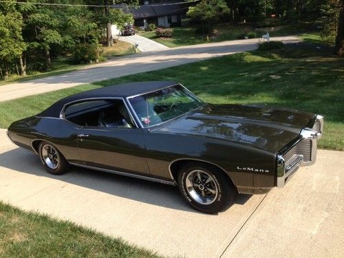 1969 pontiac lemans hardtop coupe - 50k original miles - gto looks show quality